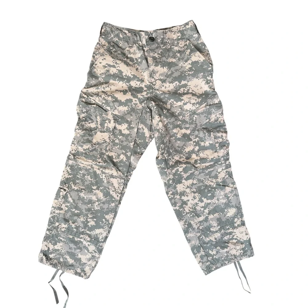 US Military Digital Camo Cargo Pants‎ X-Small X-Short NSN 8415-01-519-8277